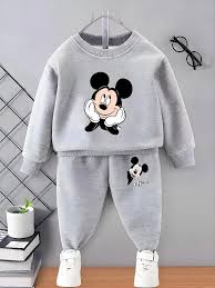 Premium Quality kids Winter Dress - Falees Stuff for boys and girls both- Mickey Mouse Printed - Kiddie Closets Sweet Dress