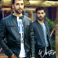 Men Black PU Leather Jacket AWI-008